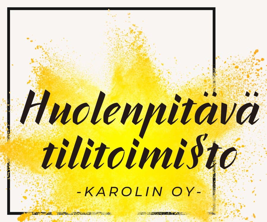 Karolin Oy — huolenpitävä tilitoimisto